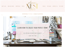 Tablet Screenshot of glamournest.com